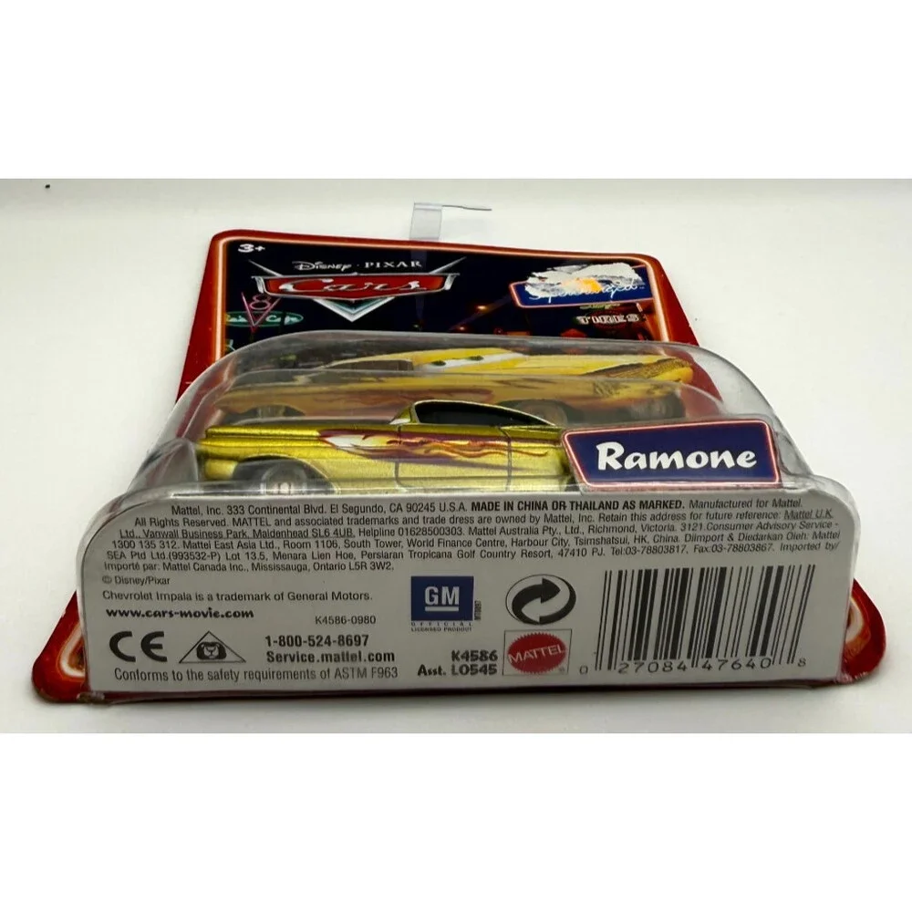 Disney Pixar Cars Supercharged Yellow Ramone Gold Impala Lowrider Sealed